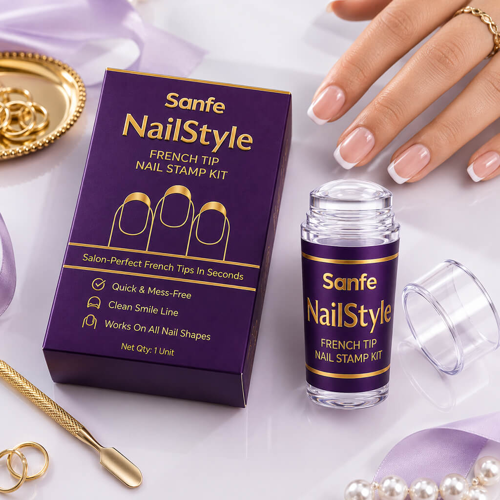 NailStyle French tip nail stamp kit