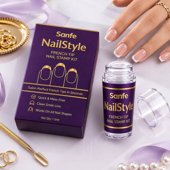 NailStyle French tip nail stamp kit