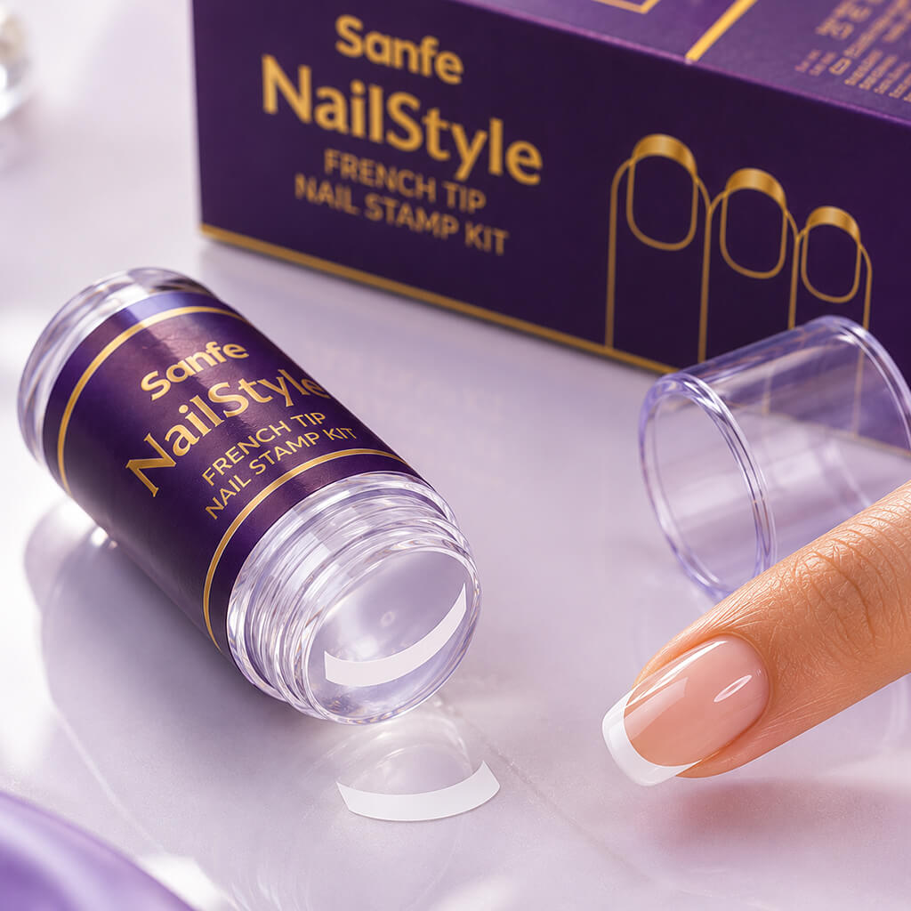 NailStyle French tip nail stamp kit