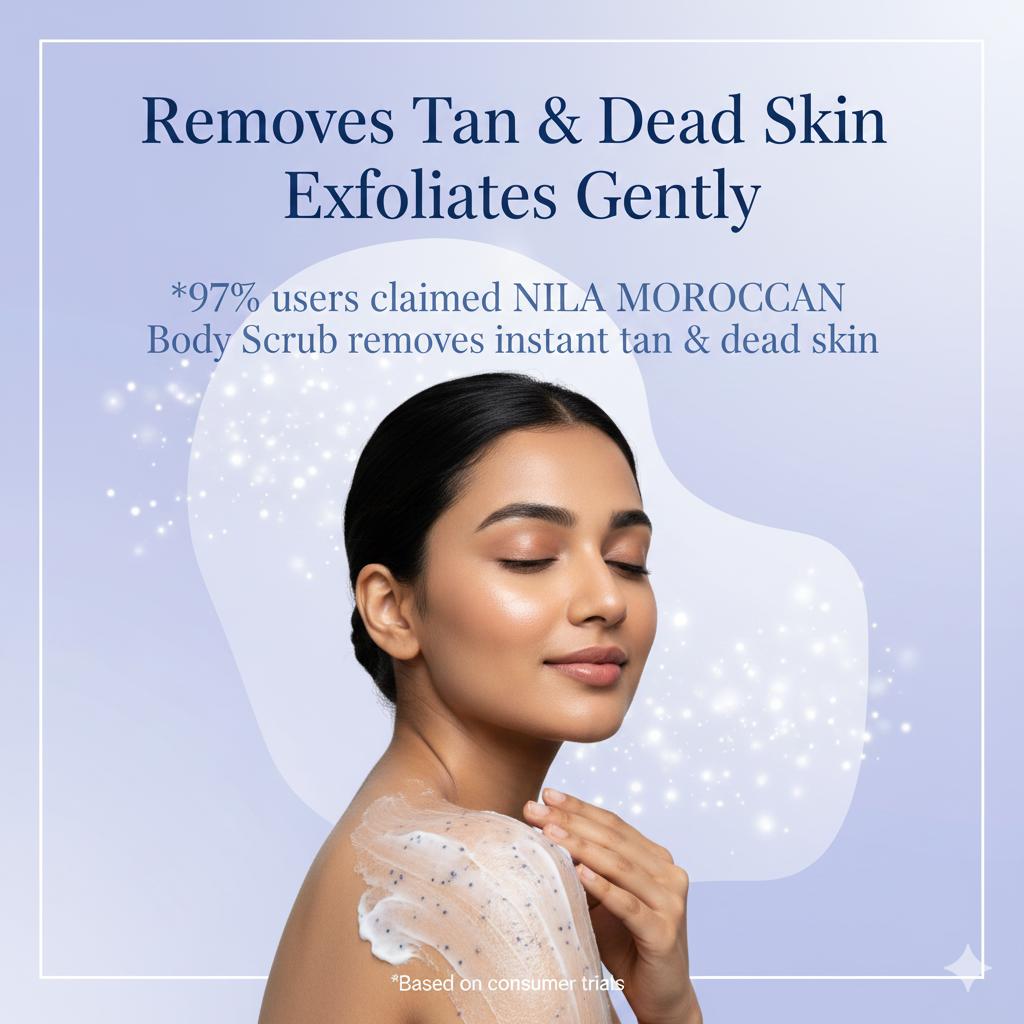 Nila Moroccan face & body scrub - 75gm