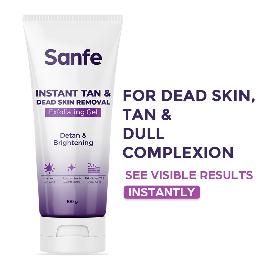 Sanfe Instant Dead Skin Removal Gel - 100gm