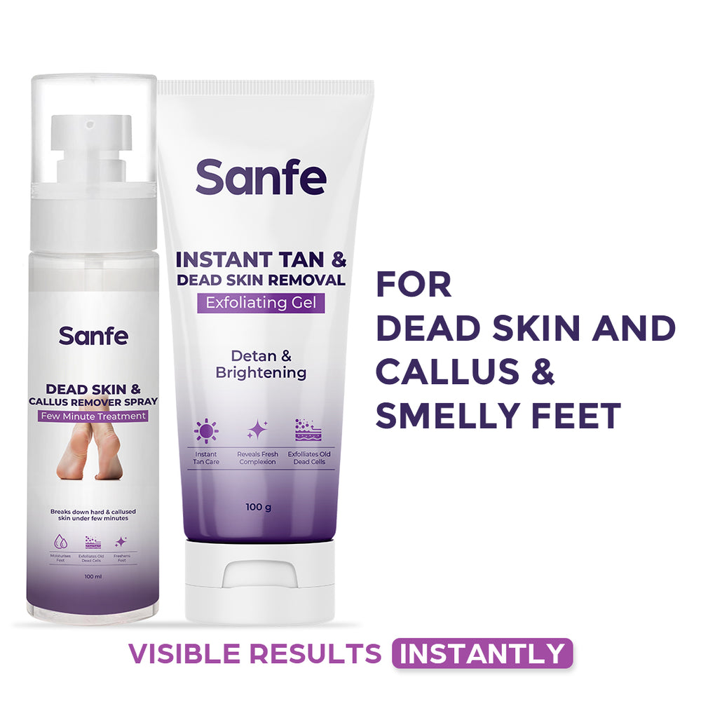 Sanfe Instant Skin & Foot Glow Combo