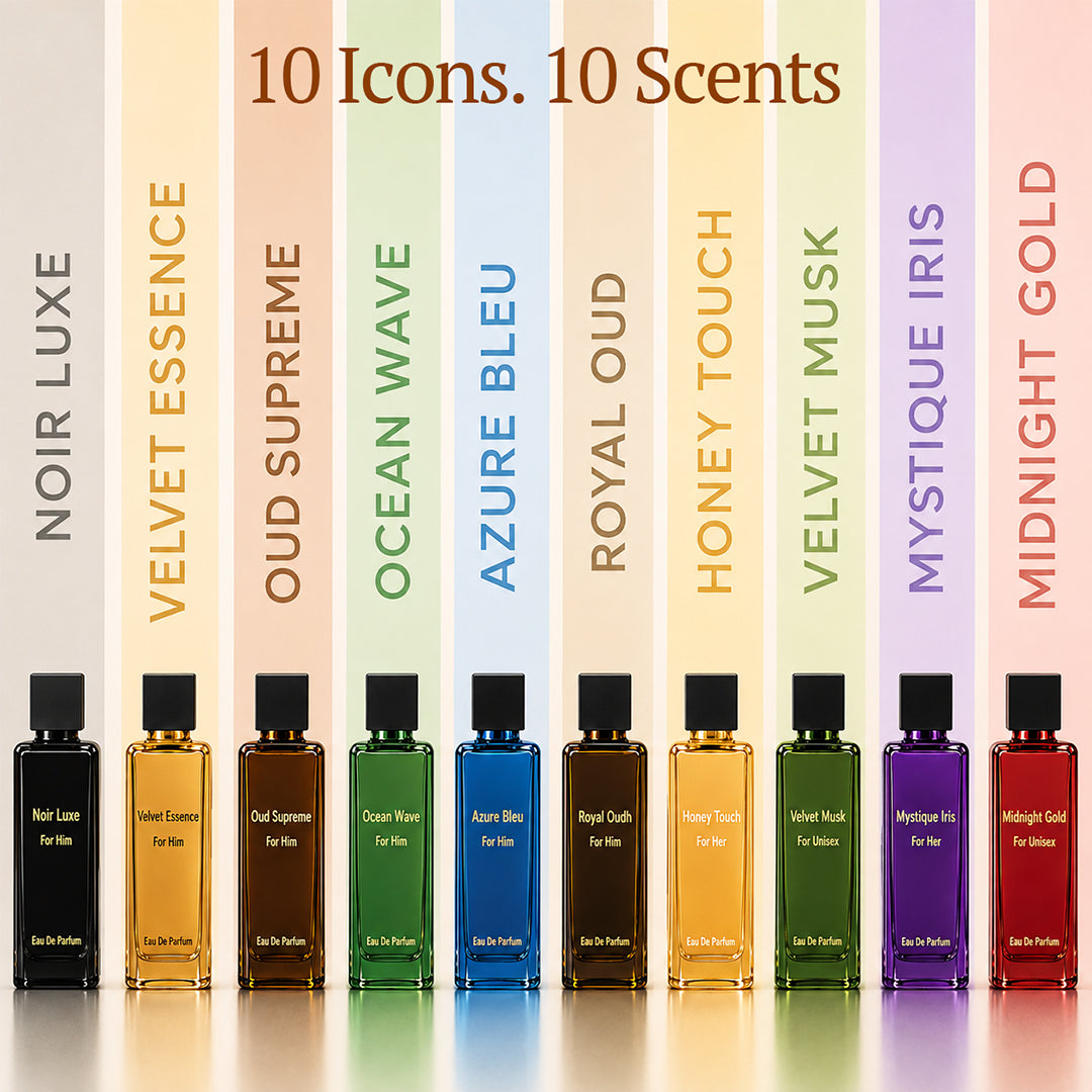 Sanfe ICONIC10 Celebrity-inspired Perfumes - Set of 10