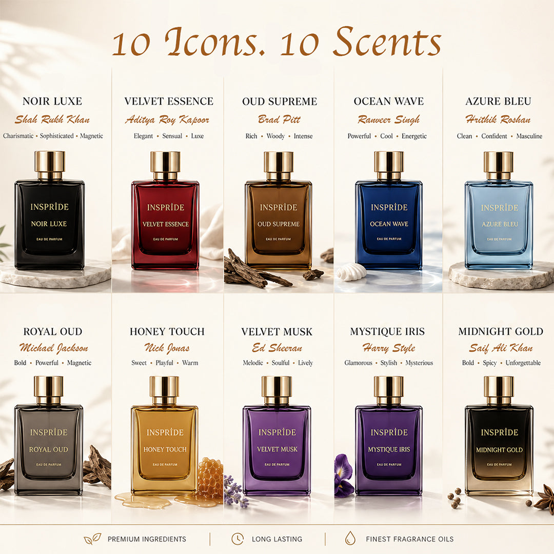 Sanfe ICONIC10 Celebrity-inspired Perfumes - Set of 10
