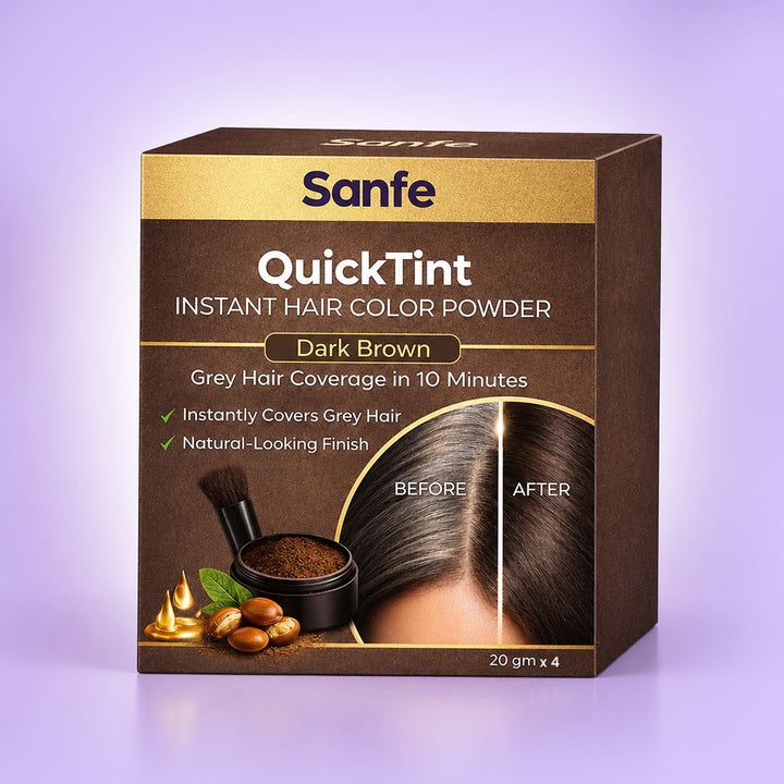 QuickTint Instant Hair Color Powder - Pack of 4