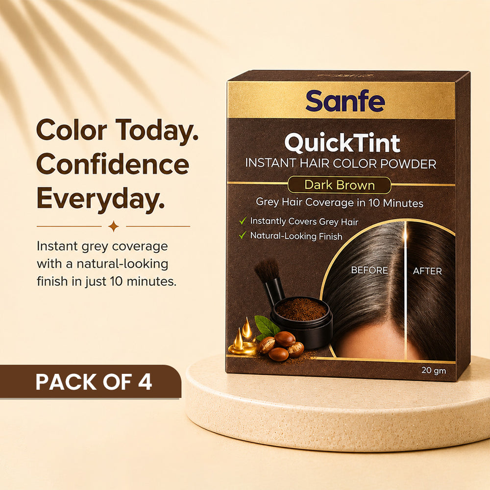 QuickTint Instant Hair Color Powder - Pack of 4
