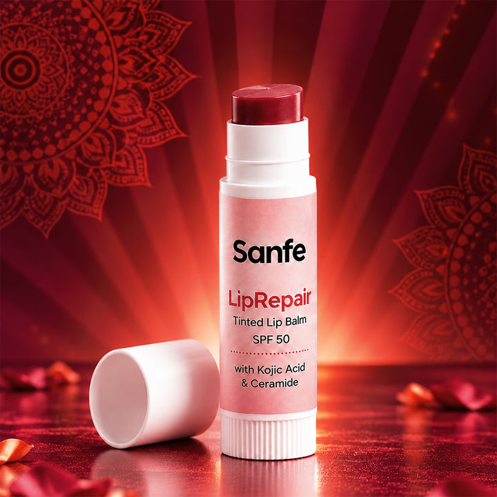 Sanfe LipRepair Tinted Lip Balm with SPF 50