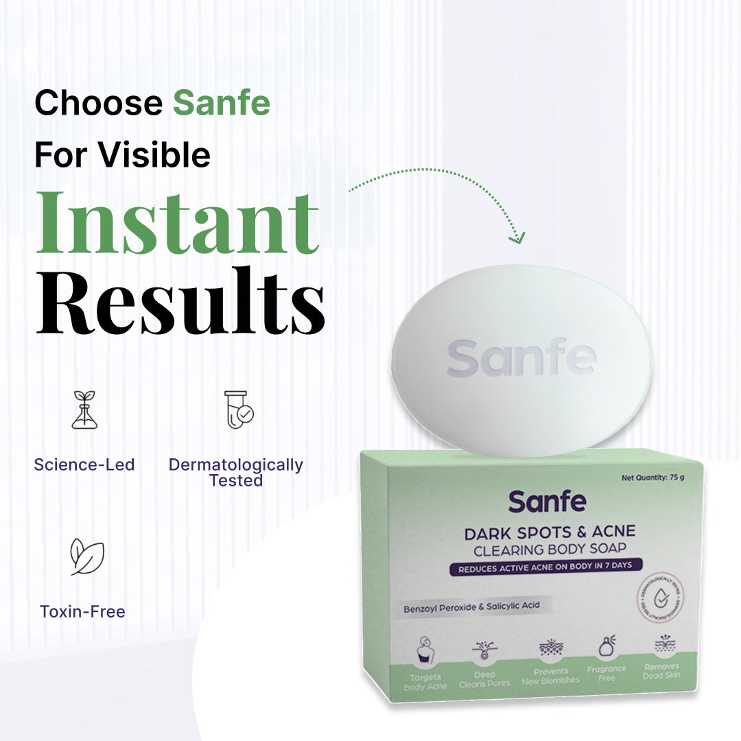 Sanfe Dark Spots & Acne Clearing Body Soap
