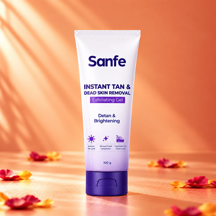 Sanfe Instant Tan & Dead Skin Removal Exfoliating Gel