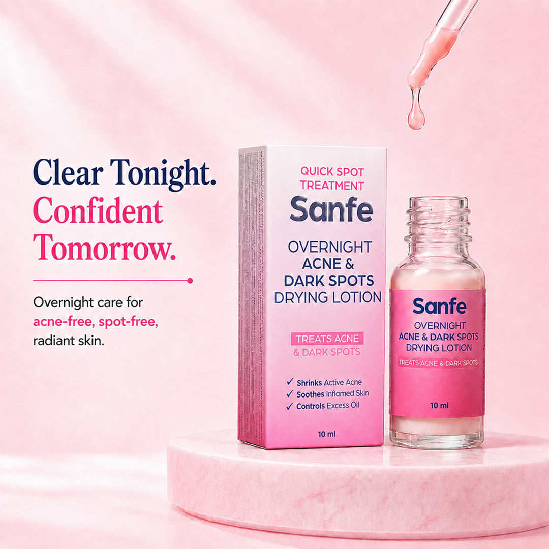 Sanfe Overnight Acne & Dark Spots Drying Lotion