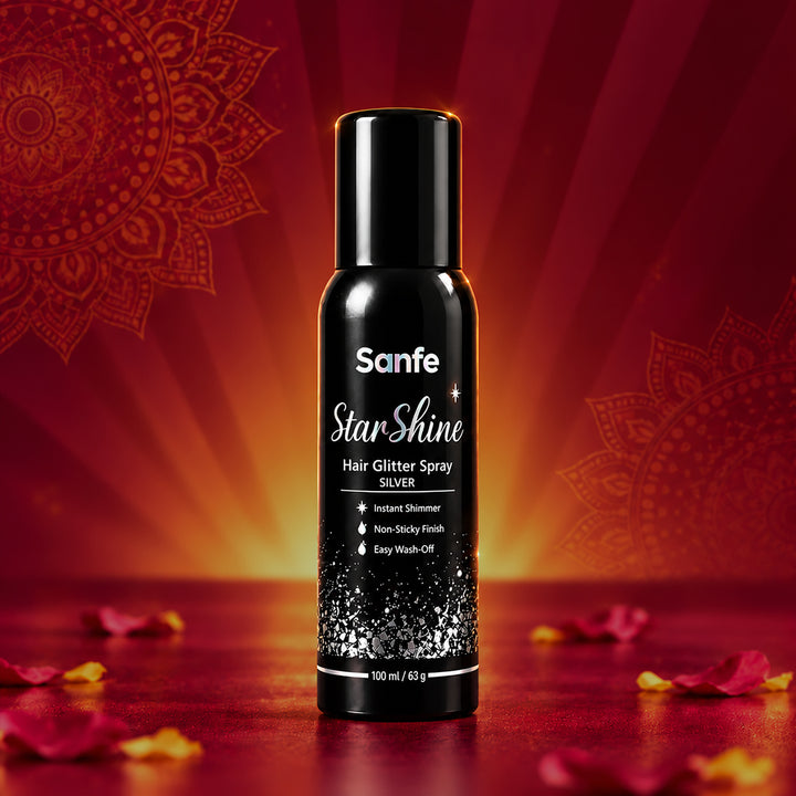 Sanfe StarShine Hair Glitter Spray - Silver