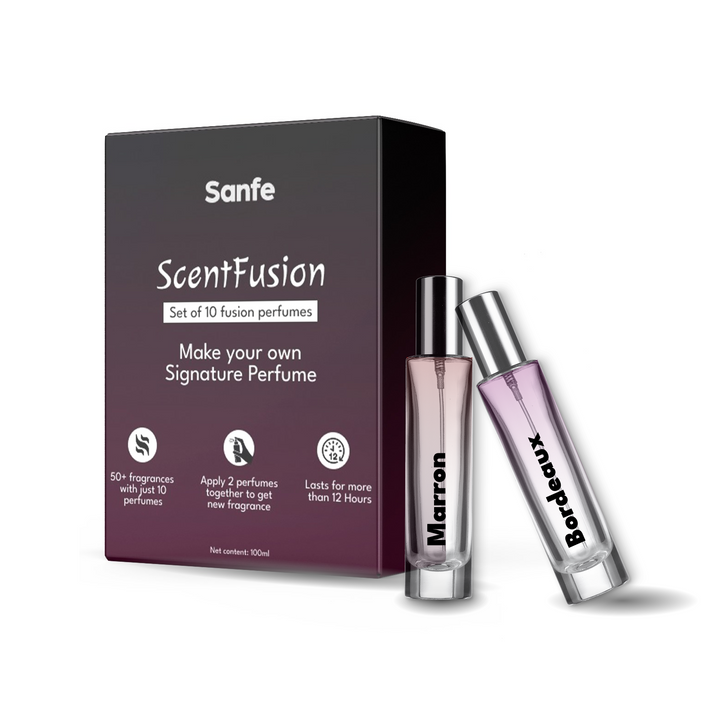 ScentFusion fragrance kit - Set of 10 fusion perfumes - 100ml