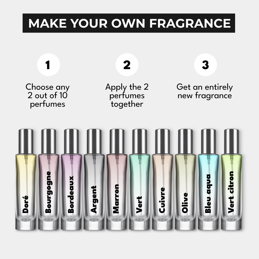 ScentFusion fragrance kit - Set of 10 fusion perfumes - 100ml