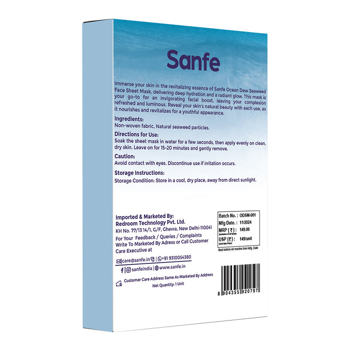 Ocean Dew Seaweed Face Sheet Mask