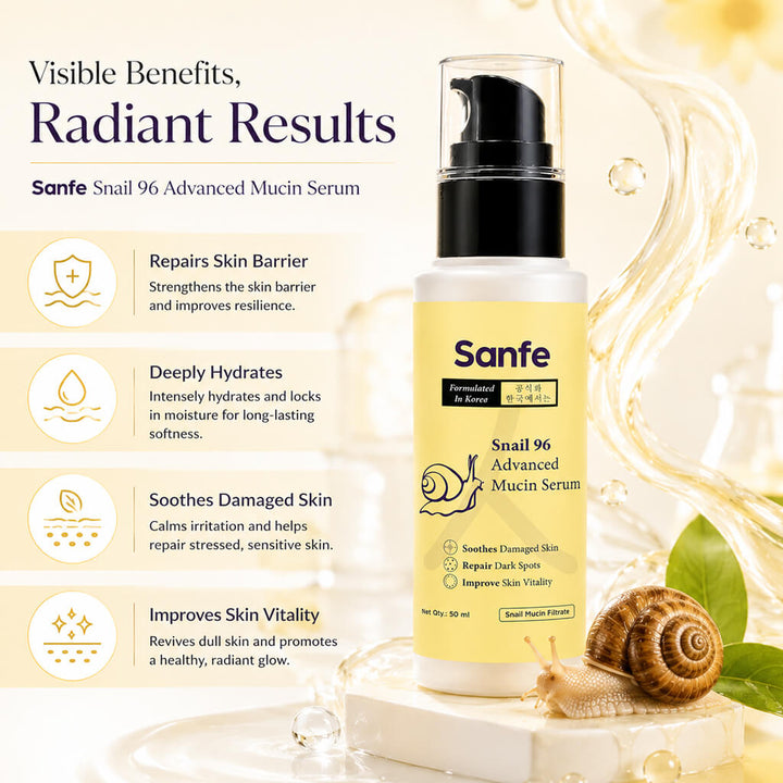 Sanfe Snail 96 Advanced Mucin Serum - 50ml