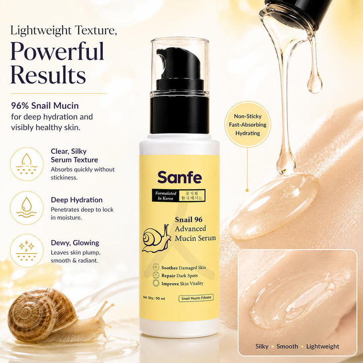 Sanfe Snail 96 Advanced Mucin Serum - 50ml