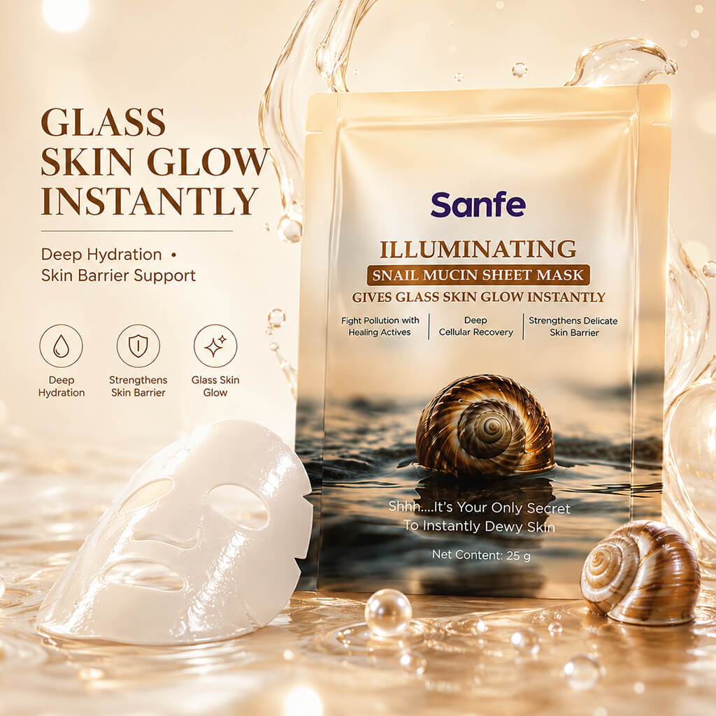 Illuminating Snail Mucin Sheet Mask (Pack of 6)