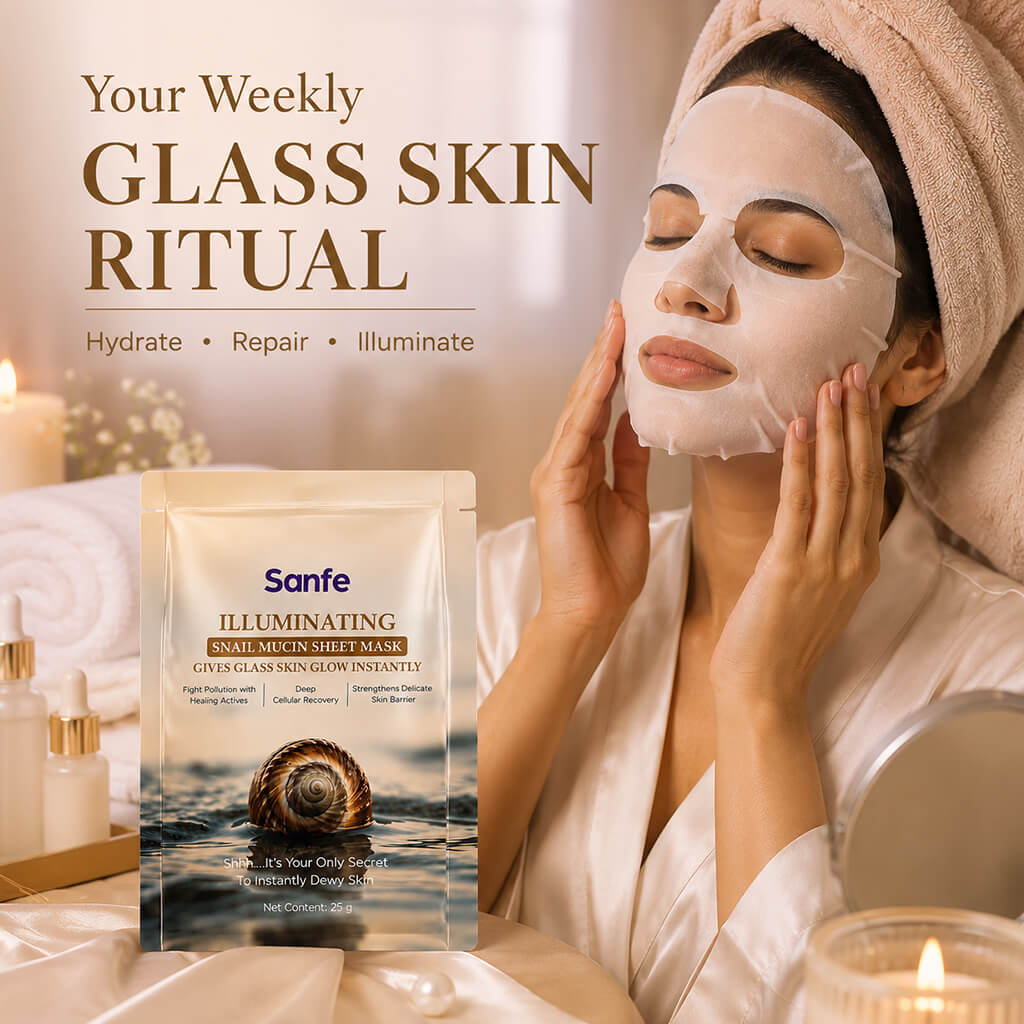 Illuminating Snail Mucin Sheet Mask (Pack of 6)