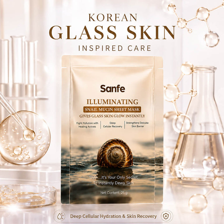 Illuminating Snail Mucin Sheet Mask (Pack of 6)