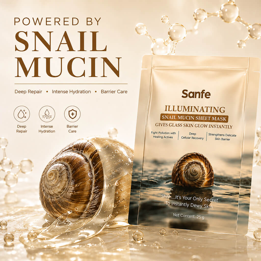 Illuminating Snail Mucin Sheet Mask (Pack of 6)