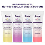 Sanfe SopHresh PH Balancing Deo Creams | Luxury Fragrances - Sea Breeze, Soft Touch, Dreamy Delight, Shimmering White | Eliminates Body Odor | Long Lasting | 20ml X 4
