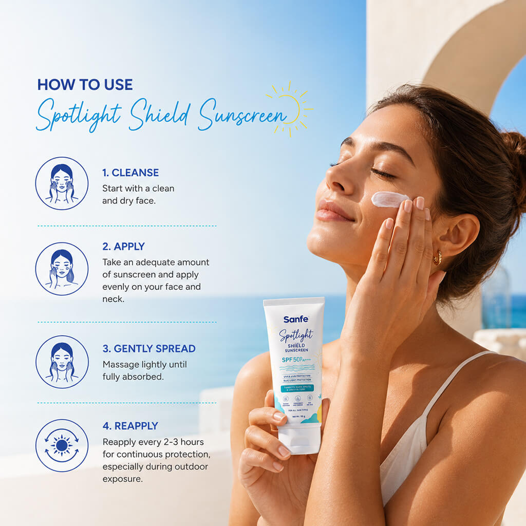 Sanfe SpotLight Shield Sunscreen SPF 50 PA++++