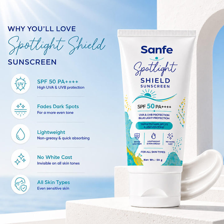 Sanfe SpotLight Shield Sunscreen SPF 50 PA++++