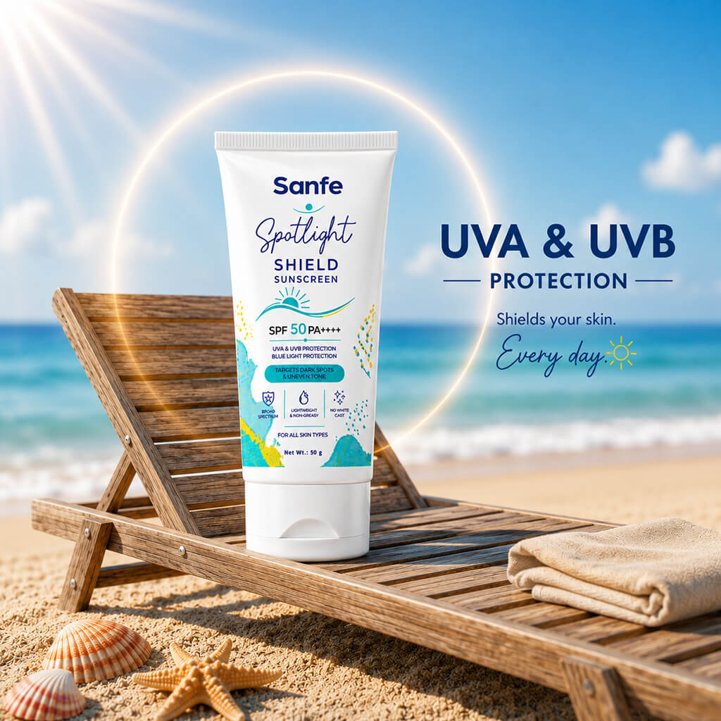 Sanfe SpotLight Shield Sunscreen SPF 50 PA++++