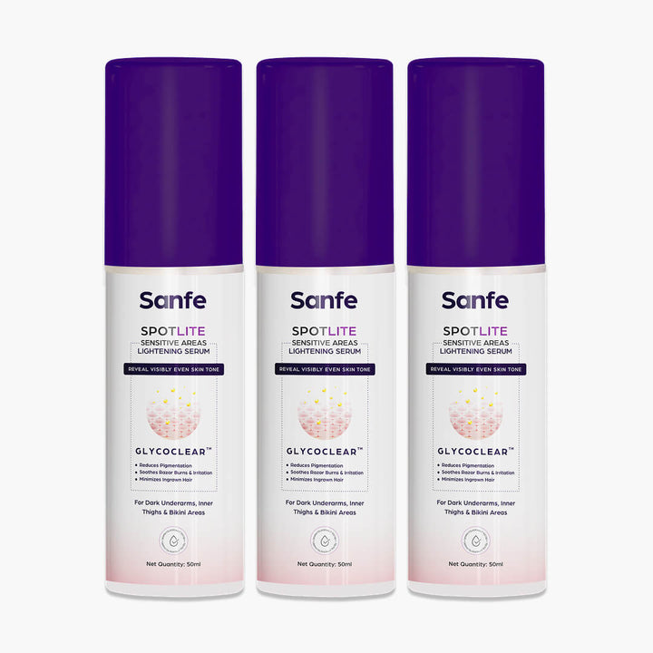 Spotlite Sensitive Areas Lightening Serum For Women (Pack of 3)