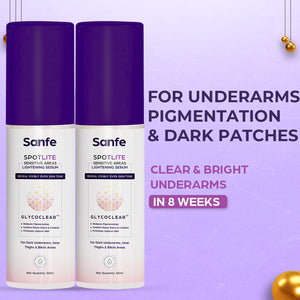 Spotlite Sensitive Areas Lightening Serum For Women (Pack of 2)