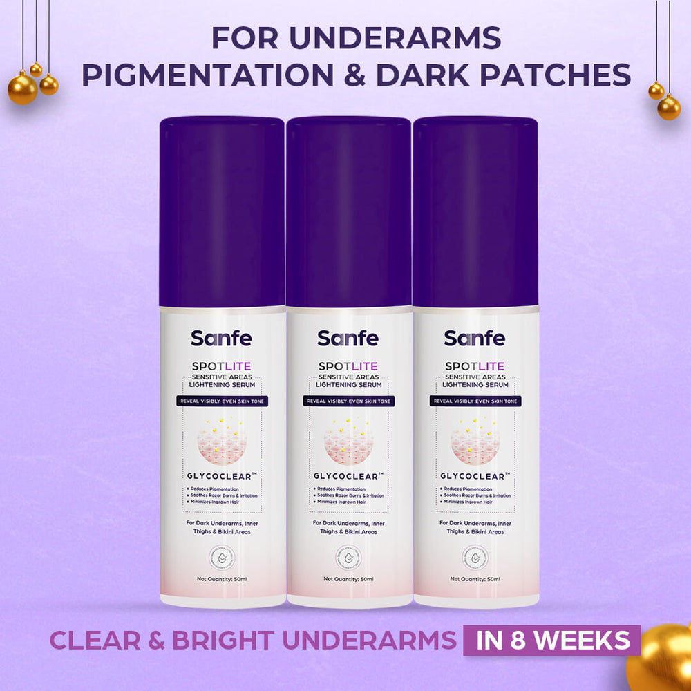 Spotlite Sensitive Areas Lightening Serum For Women (Pack of 3)