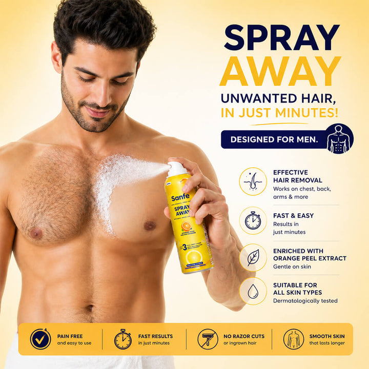 Spray Away Hair Removal Spray - 112ml - Pack of 2