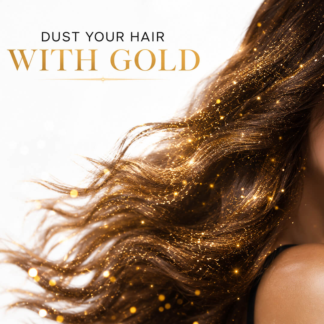 Sanfe StarShine Hair Glitter Spray - Gold