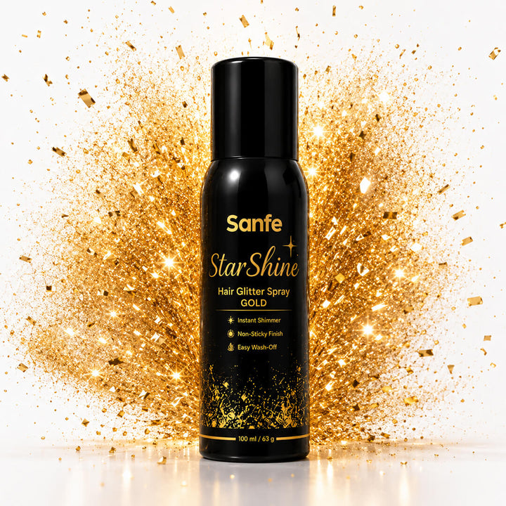 Sanfe StarShine Hair Glitter Spray - Gold