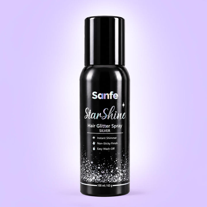 Sanfe StarShine Hair Glitter Spray - Silver