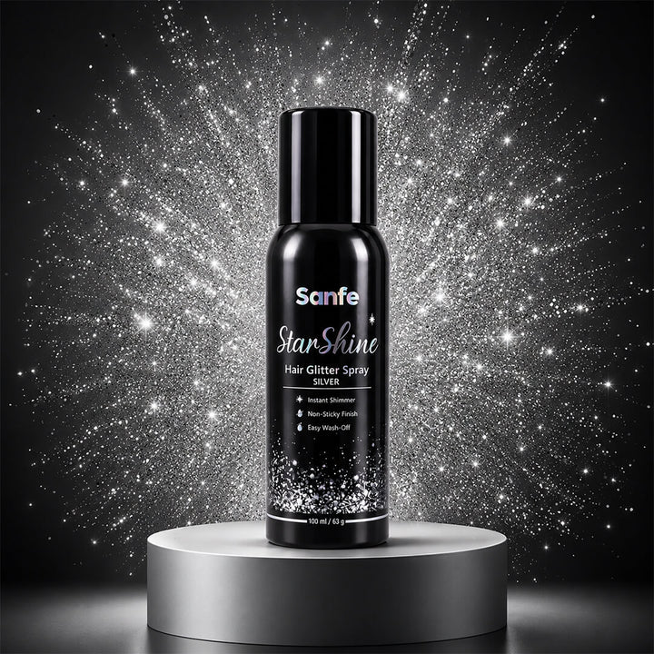 Sanfe StarShine Hair Glitter Spray - Silver
