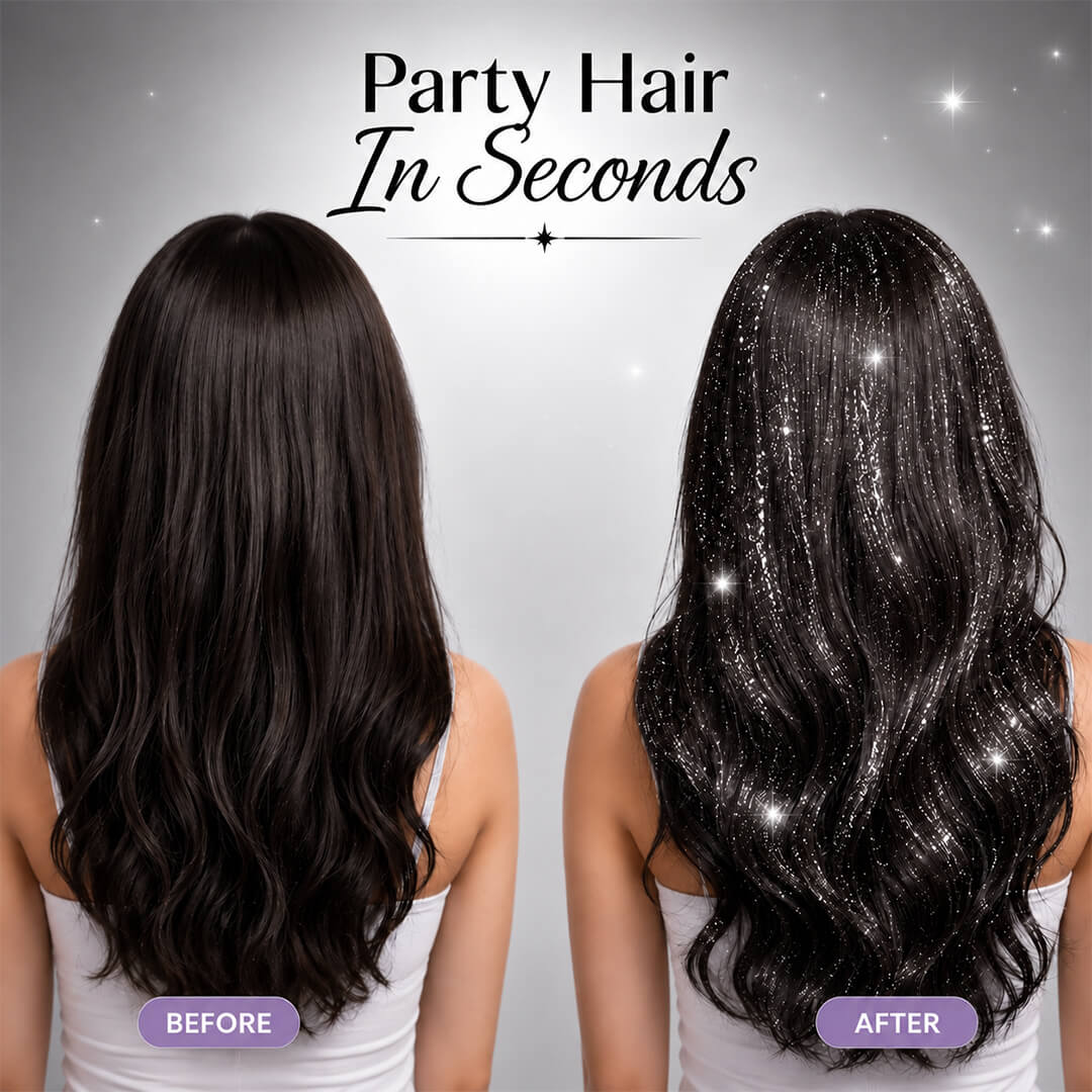 Sanfe StarShine Hair Glitter Spray - Silver