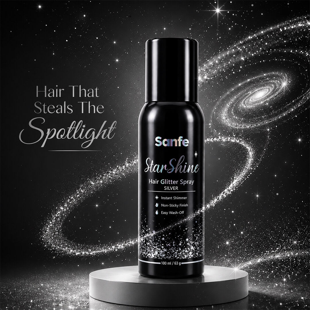Sanfe StarShine Hair Glitter Spray - Silver
