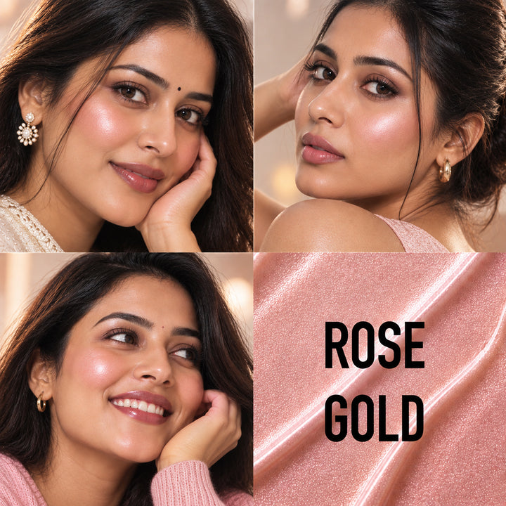 Sanfe GlowAura Strobe Cream (Rose Gold) 30gm