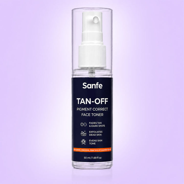 Sanfe TanOff Pigment Wipe Face Toner