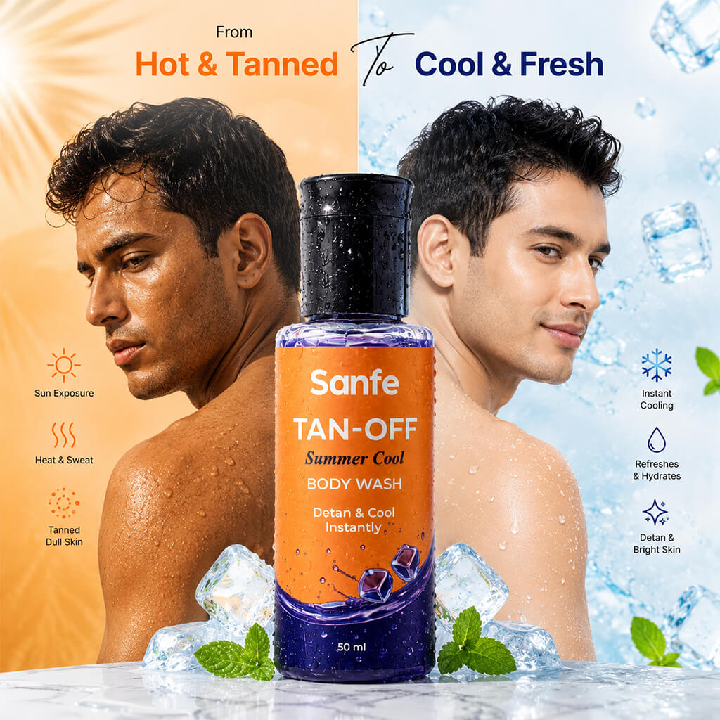 Sanfe TanOff ⁠Summer Cool Body Wash