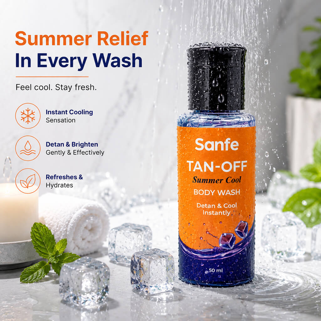 Sanfe TanOff ⁠Summer Cool Body Wash