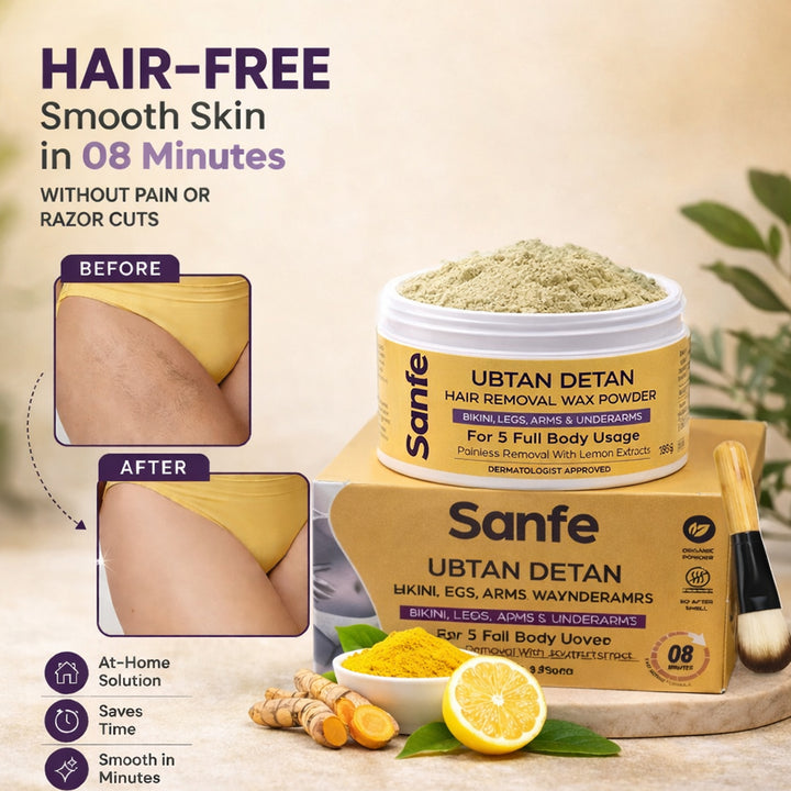 Bikini Wax - 8 Minutes Ubtan Wax Powder