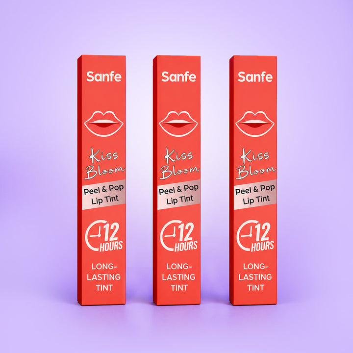 Sanfe Kiss Bloom Peel & Pop Lip Tint (Pack of 3)