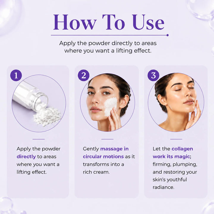 Sanfe Vegan Collagen Powder-to-Cream for Instant Lift