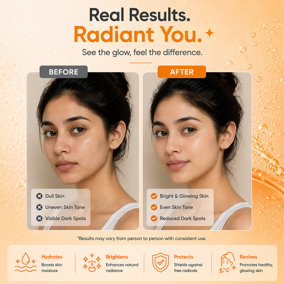 Sanfe Effervescent Tablets, Vitamin C + L Glutathione (Orange) | For Skin Brightening, 10 Tablets