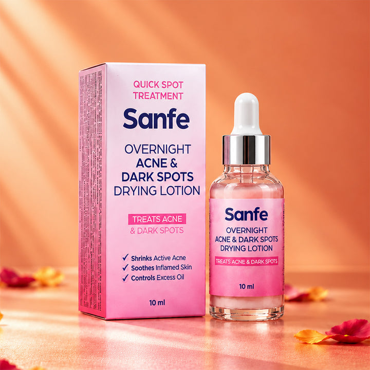 Sanfe Overnight Acne & Dark Spots Drying Lotion - 10ml