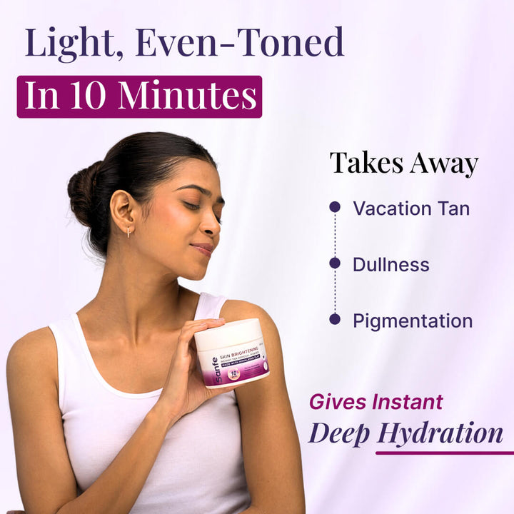 Sanfe Skin Brightening Instant Tan Removal Powder