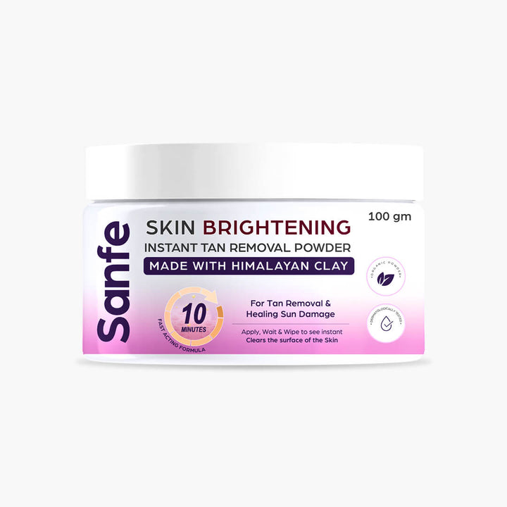 Sanfe Skin Brightening Instant Tan Removal Powder
