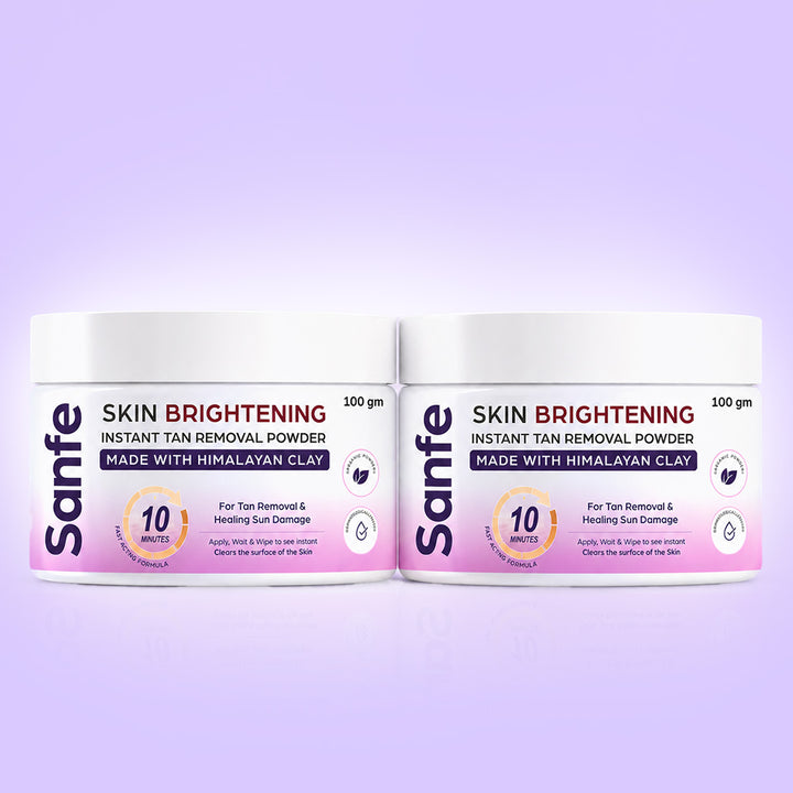 Sanfe Skin Brightening Instant Tan Removal Powder (Pack of 2)